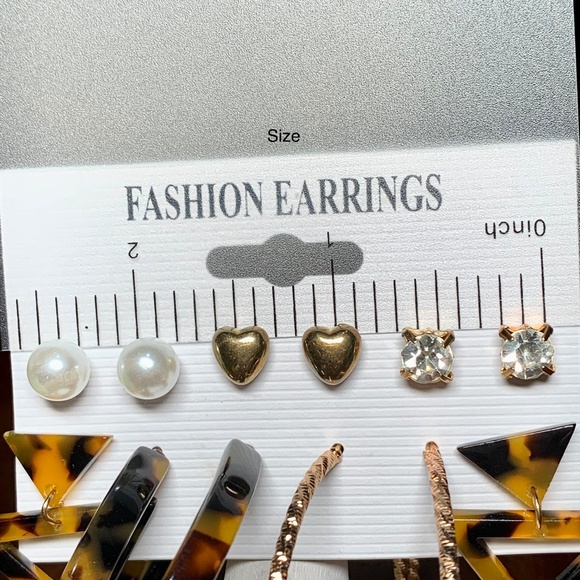 Coordinating 6 pair set of new earrings. Mix and match! - Picture 3 of 6